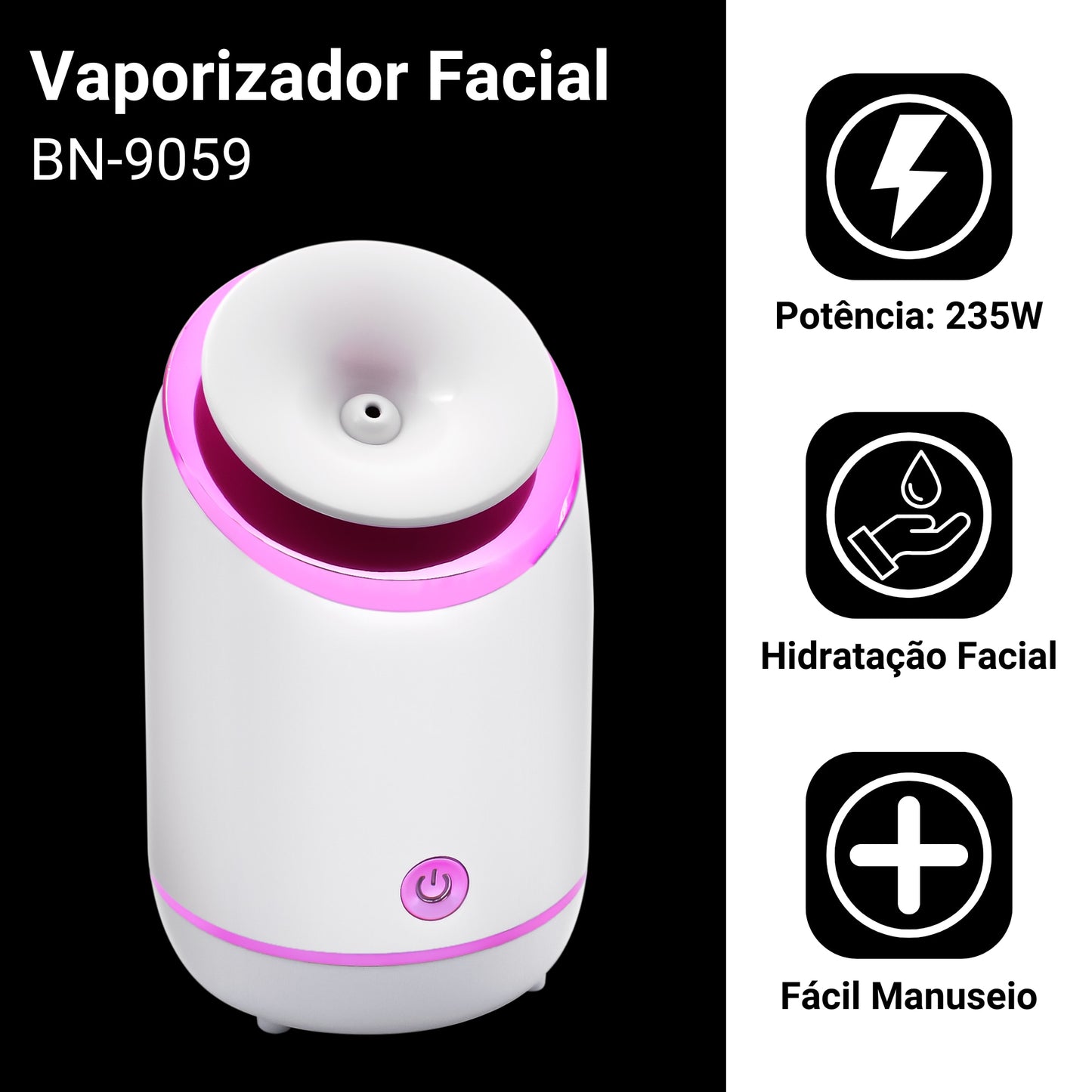 Vaporizador Facial Hidratante